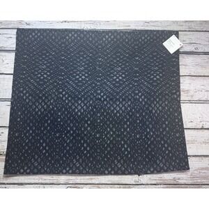 Lululemon Scarf Fleece‎ Vinyasa Customizable Geometric Black Gray Snap O/S NWT